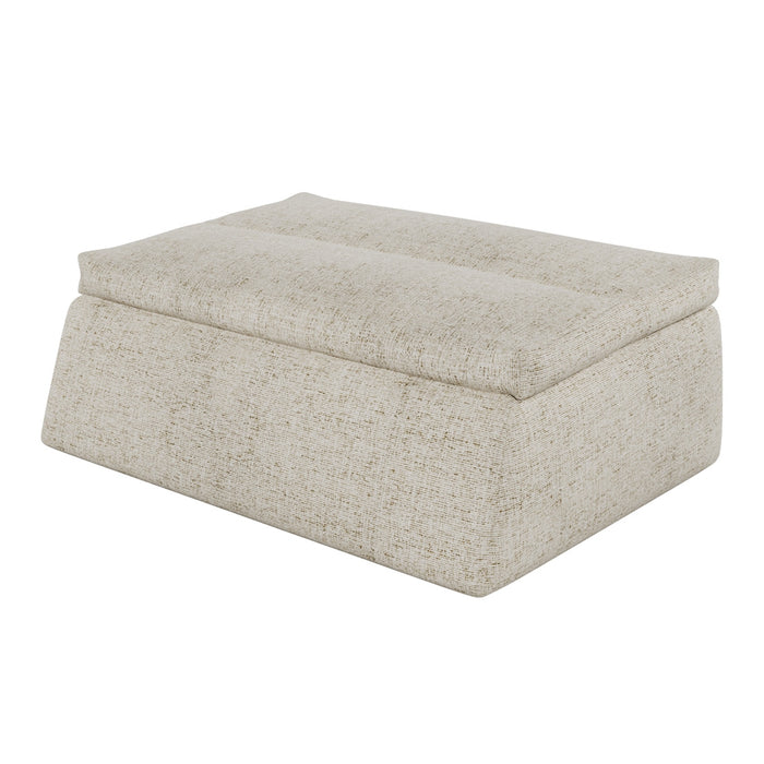 Hugo Byron Ottoman - Nougat Speckle