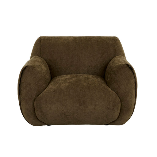 Hugo Rue 1 Seater Sofa - Poker Chestnut, studio shot on a white background
