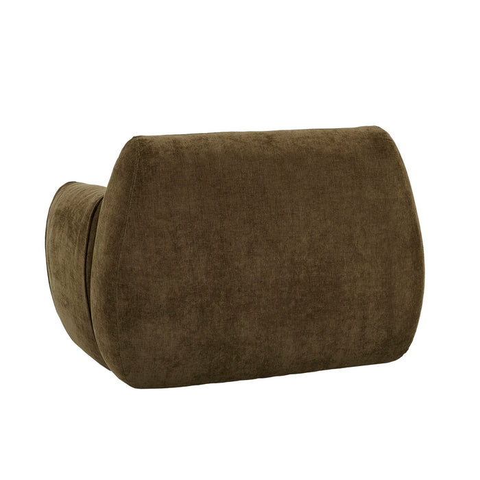 Hugo Rue 1 Seater Sofa - Poker Chestnut, studio shot on a white background
