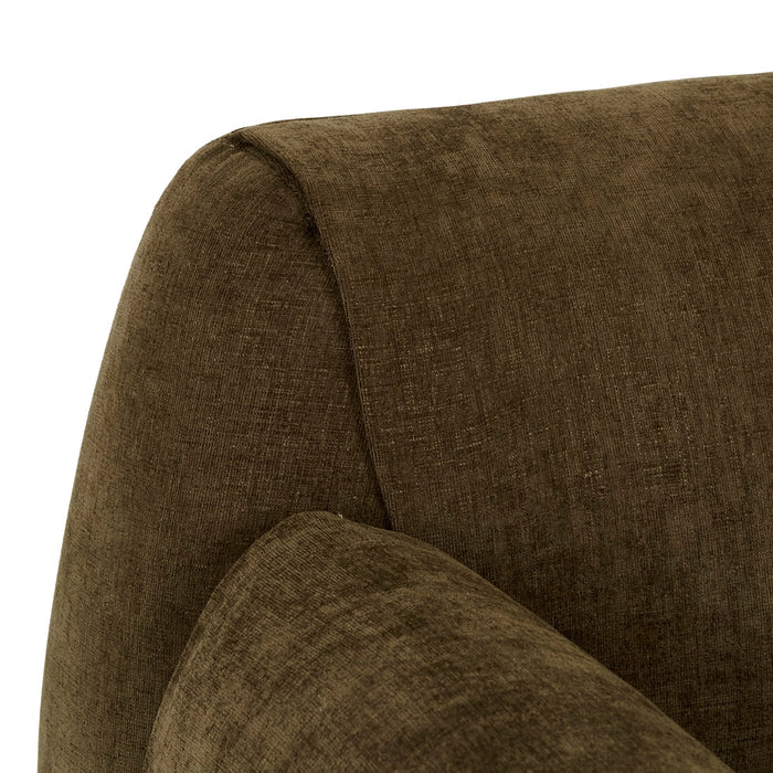 Hugo Rue 1 Seater Sofa - Poker Chestnut, close-up detail