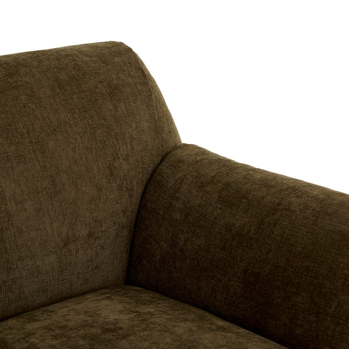 Hugo Rue 1 Seater Sofa - Poker Chestnut, close-up detail
