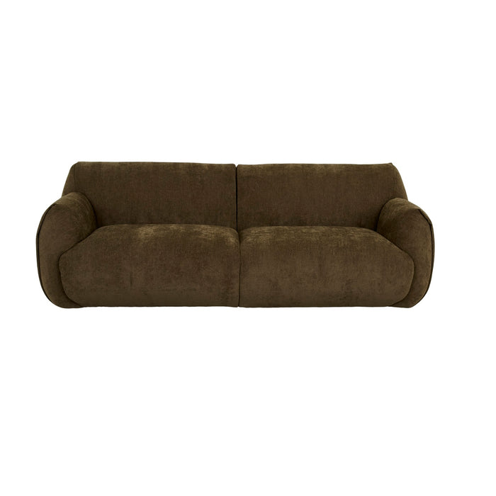 Hugo Rue Sofa - Poker Chestnut, studio shot on a white background