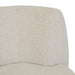 Hugo Vera Swivel 1 Seater Sofa - Oat Boucle, close-up detail