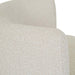 Hugo Vera Swivel 1 Seater Sofa - Oat Boucle, close-up detail