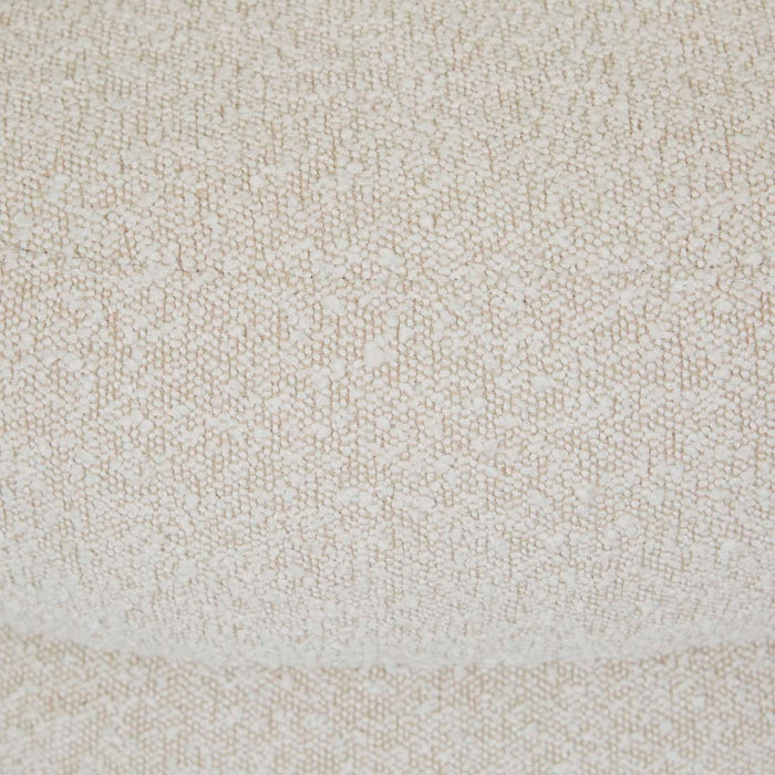 Hugo Vera Swivel 1 Seater Sofa - Oat Boucle, close-up detail