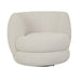 Hugo Vera Swivel 1 Seater Sofa - Oat Boucle, studio shot on a white background