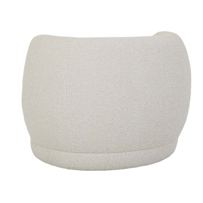 Hugo Vera Swivel 1 Seater Sofa - Oat Boucle, studio shot on a white background