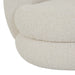 Hugo Vera Swivel 1 Seater Sofa - Oat Boucle, close-up detail