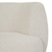 Hugo Vera Swivel 1 Seater Sofa - Oat Boucle, close-up detail