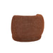 Hugo Vera Swivel 1 Seater Sofa - Rosewood, studio shot on a white background