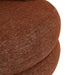 Hugo Vera Swivel 1 Seater Sofa - Rosewood, close-up detail