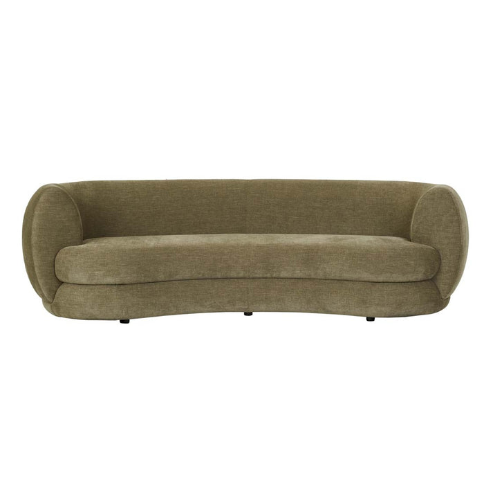 Hugo Vera 4 Seater Sofa - Copeland Olive, studio shot on a white background