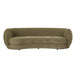 Hugo Vera 4 Seater Sofa - Copeland Olive, studio shot on a white background