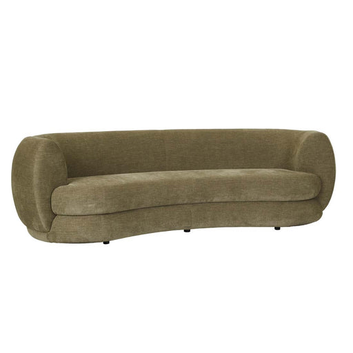 Hugo Vera 4 Seater Sofa - Copeland Olive, studio shot on a white background