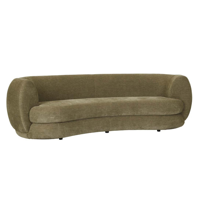 Hugo Vera 4 Seater Sofa - Copeland Olive, studio shot on a white background