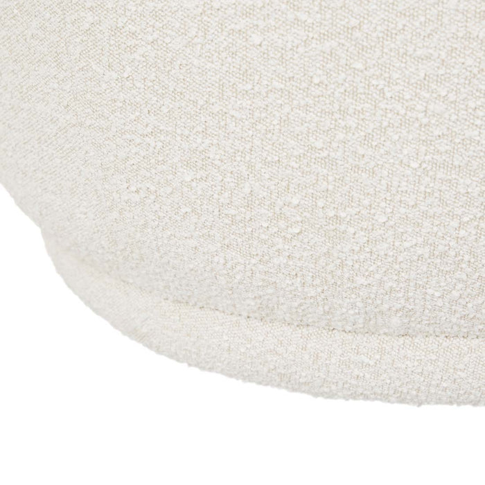 Hugo Vera 4 Seater Sofa - Oat Boucle, close-up detail