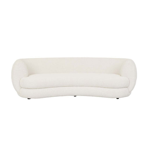 Hugo Vera 4 Seater Sofa - Oat Boucle, studio shot on a white background
