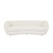Hugo Vera 4 Seater Sofa - Oat Boucle, studio shot on a white background