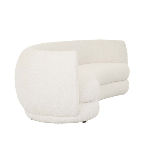 Hugo Vera 4 Seater Sofa - Oat Boucle, studio shot on a white background