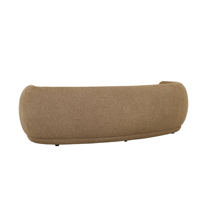 Hugo Vera 4 Seater Sofa - Shiitake, studio shot on a white background