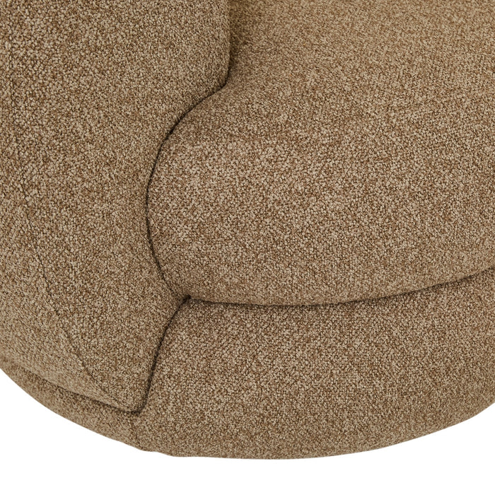 Hugo Vera 4 Seater Sofa - Shiitake, close-up detail
