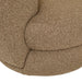 Hugo Vera 4 Seater Sofa - Shiitake, close-up detail