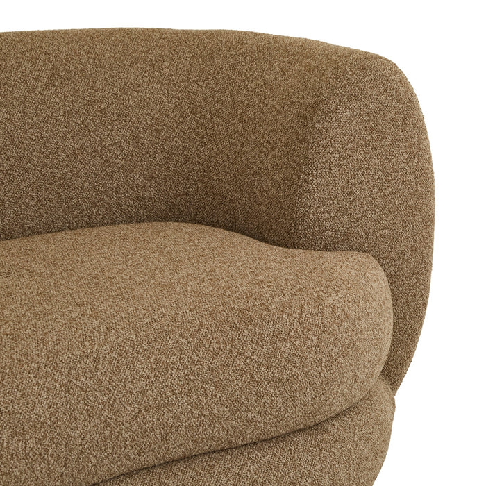 Hugo Vera 4 Seater Sofa - Shiitake, close-up detail