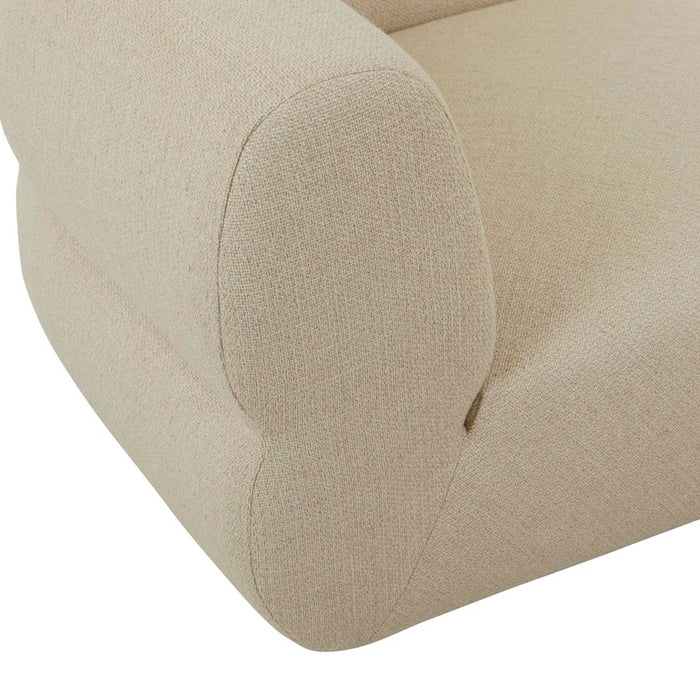 Juno Cloud 1 Seater Centre Sofa - Cashew Tweed