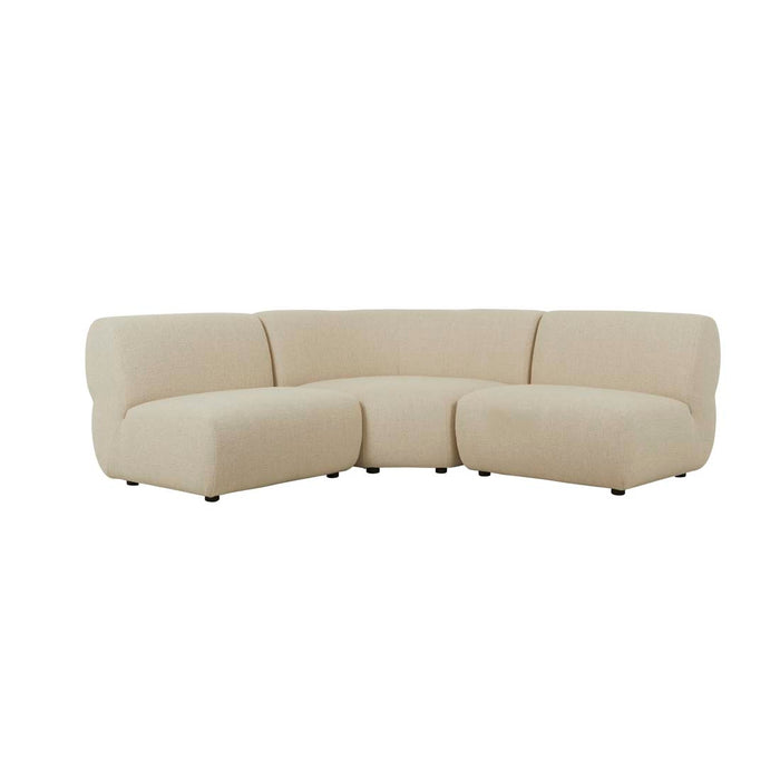 Juno Cloud 1 Seater Centre Sofa - Cashew Tweed