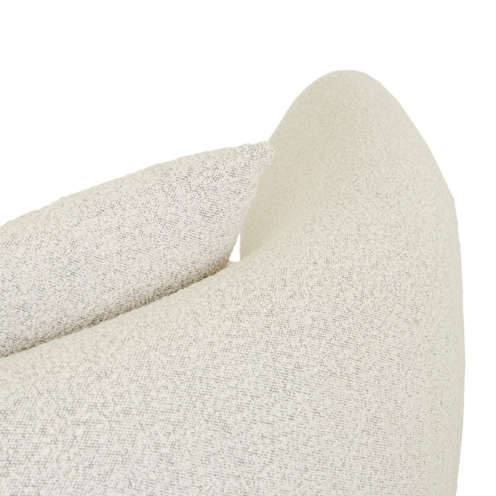 Madrid Curve Corner Sofa - Grey Speckle Boucle