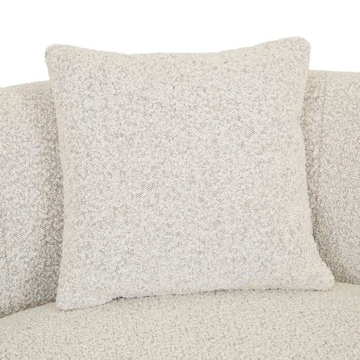 Madrid Curve Corner Sofa - Grey Speckle Boucle