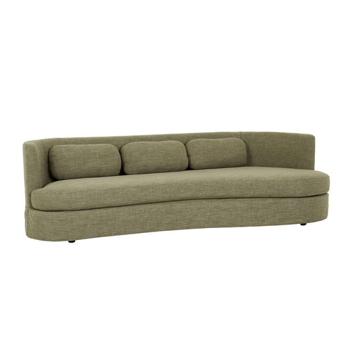 Sidney Bay 3 Seater Sofa - Eames Olive, studio shot on a white background