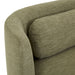 Sidney Bay 3 Seater Sofa - Eames Olive, close-up detail