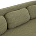 Sidney Bay 3 Seater Sofa - Eames Olive, close-up detail