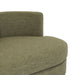 Sidney Bay 3 Seater Sofa - Eames Olive, close-up detail