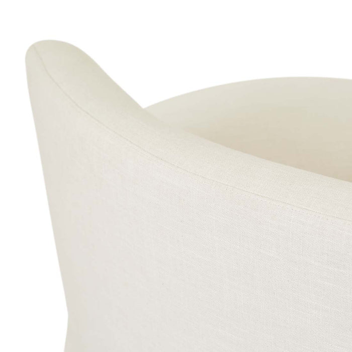 Sidney Bay 3 Seater Sofa - Eames Parchment, close-up detail