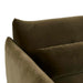 Sidney Peak 1 Seater Sofa - Caper Velvet, close-up detail