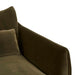 Sidney Peak 1 Seater Sofa - Caper Velvet, close-up detail
