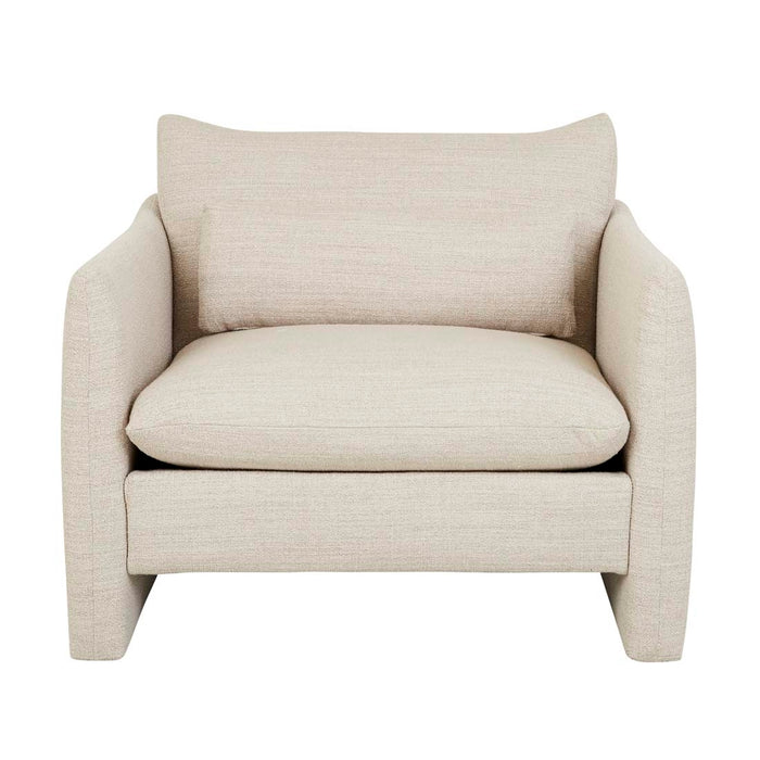 Sidney Peak 1 Seater Sofa - Natural Speckle, studio shot on a white background