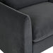 Sidney Peak 1 Seater Sofa - Nocturne Velvet, close-up detail