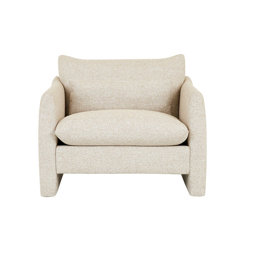 Sidney Peak 1 Seater Sofa - Staunch Almond, studio shot on a white background