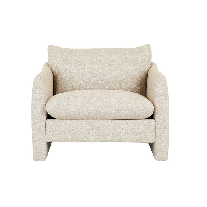 Sidney Peak 1 Seater Sofa - Staunch Almond, studio shot on a white background