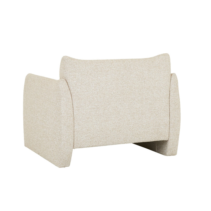 Sidney Peak 1 Seater Sofa - Staunch Almond, studio shot on a white background