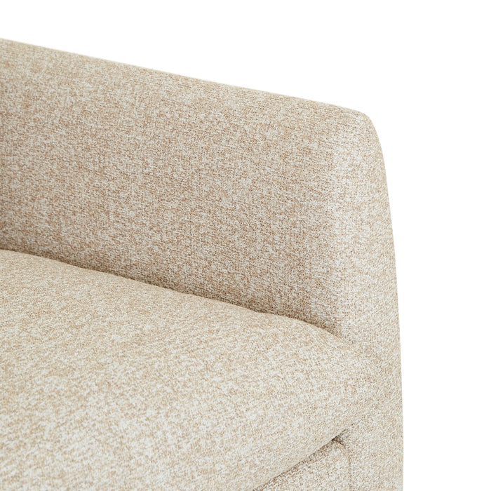 Sidney Peak 1 Seater Sofa - Staunch Almond, close-up detail