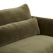 Sidney Peak 2 Seater Sofa - Caper Velvet, close-up detail