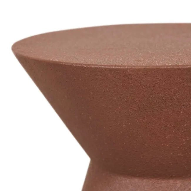 Granada Hourglass Side Table - Brique