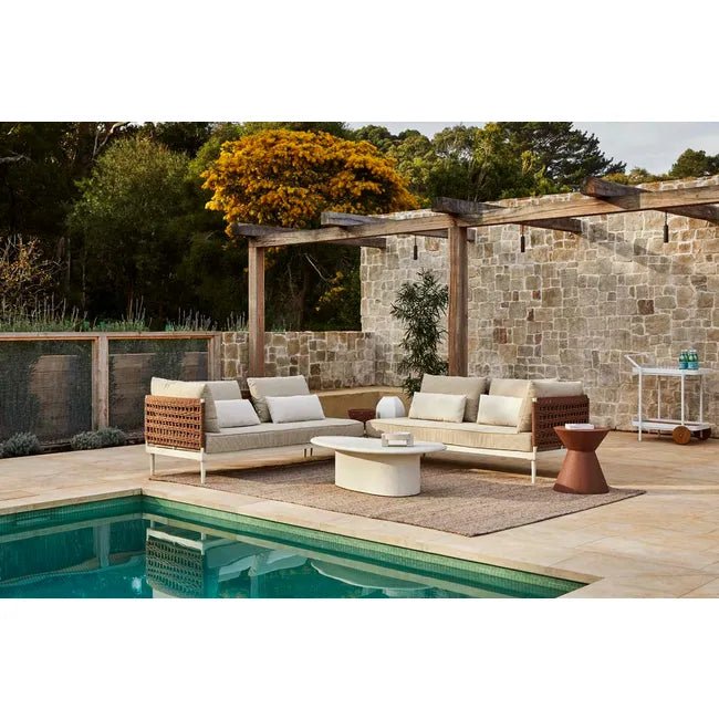 Granada Hourglass Side Table - Brique