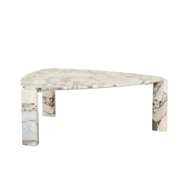 Amara Delta Coffee Table - Natural Ocean Marble