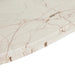 Amara Round Leg Oval Coffee Table - Brown Vein Marble