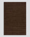 Anni Floor Rug in Chocolate, the whole rug shown flat on a plain background